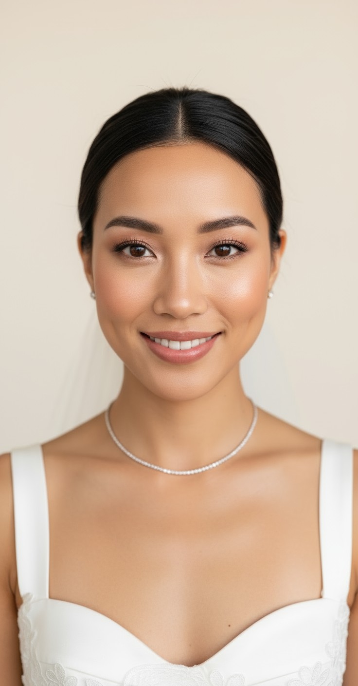 After Bridal Bun Updo